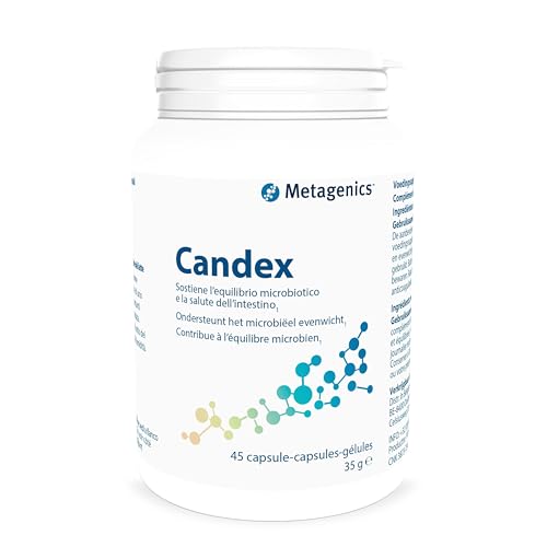 Metagenics Candex NFI Sostiene l’Equilibrio Microbiotico dell’Organismo e la Salute dell’Intestino 45 Capsule