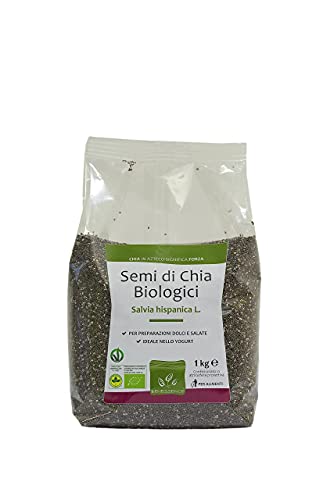 Benessence Semi di Chia Biologici in Atmosfera protettiva 1 Kg, per Salute delle ossa