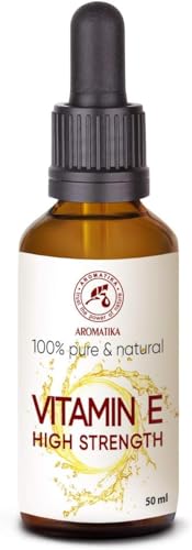 Trust Vitamina E Altamente Concentrata 50ml Gocce di Vitamina E Base Cosmetica Naturale Vitamina E per la Cura della Pelle Viso Capelli Bellezza