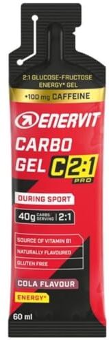 Enervit C2:1 Pro Carbo Gel Energetico gusto Limone con Sodio, 60ml