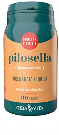 ERBA VITA Integratore Alimentare di Pilosella 60 Capsule Utile al drenaggio dei liquidi corporei