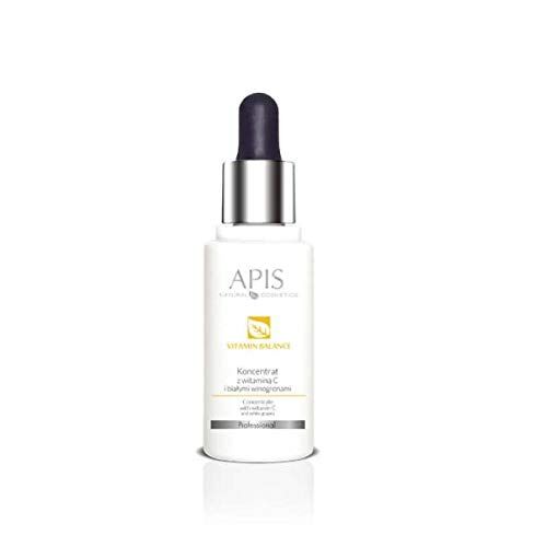 bipin APIS Vitaminin Balance concentrato con vitamina C e uva bianca, nutrizione e apparenza per pelle grigia, 30 ml