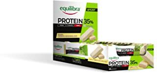 Equilibra Integratori Alimentari, Barretta Protein 35%, ad Alto Contenuto di Proteine, con Vitamine, Gusto White Chocolate, Contribuisce al Mantenimento della Massa Msuscolare, 24 Barrette da 45 g