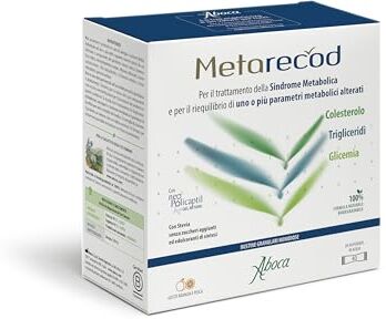 Aboca Metarecod 40 Bustine Granulari Monodose Per il Trattamento della Sindrome Metabolica e il Riequilibrio di Parametri Metabolici