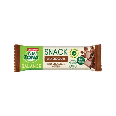 Enervit EnerZona Balance Snack Milk Chocolate Barretta Gusto Cioccolato, 33g