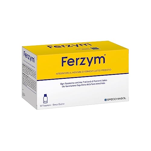 Specchiasol Ferzym Integratore Alimentare, 10 Flaconcini