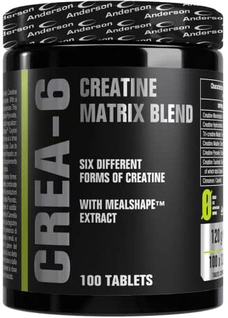 Anderson Crea-6 Creatine Matrix Blend 100 Tablets