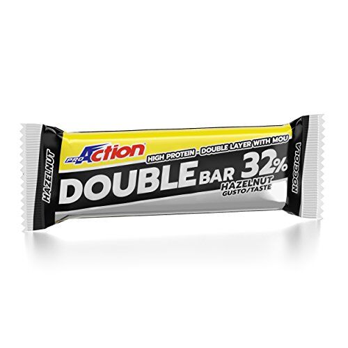 PROACTION Double Bar (nocciola caramello, 1 barretta da 60 g)
