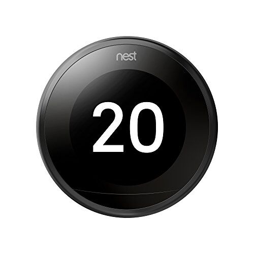 Google Nest Learning Thermostat 3Rd Generation Nero, Si Controlla Direttamente Dallo Smartphone E Ti Aiuta A Risparmiare Energia, ‎Nero, 28.1 x 44.6 x 42.2 cm, 6.5 Kg