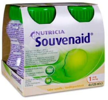 Nutricia Souvenaid Vanilla 4 x 125 ml