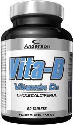 Anderson VITA-D Integratore di Vitamina D 60cpr da 400mg