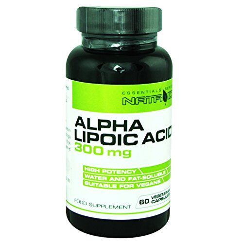 Natroid ALA Alpha Lipoic Acid 300mg Maxi Confezione da 60 capsule vegetali 300 mg di purissimo Acido Alfa Lipoico per capsula.