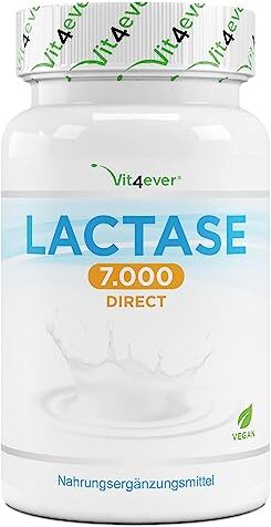 Vit4ever Lattasi 7.000-180 compresse ad effetto immediato 7.000 unità FCC Senza additivi indesiderati Vegan