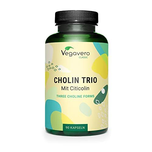Vegavero Colina ®   3 Forme Attive: Bitartrato + Citicolina + Fosfadicolina   per Fegato e Metabolismo   90 capsule (3 mesi di fornitura)   No OGM   Vegan