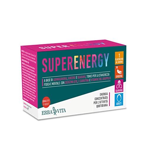 ERBA VITA Integratore Alimentare Super Energy 10 Flaconi x 12 ml