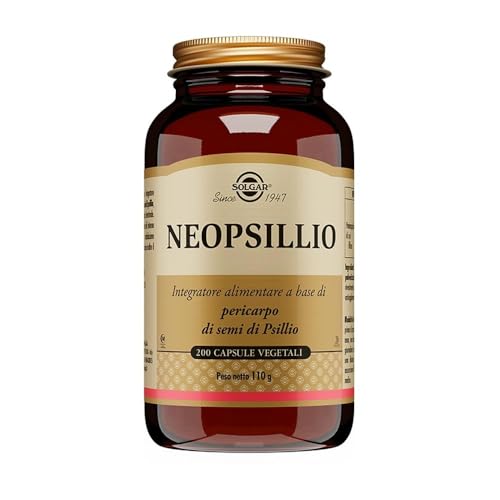 SOLGAR Neopsillio Integratore Alimentare, 200 Capsule Vegetali