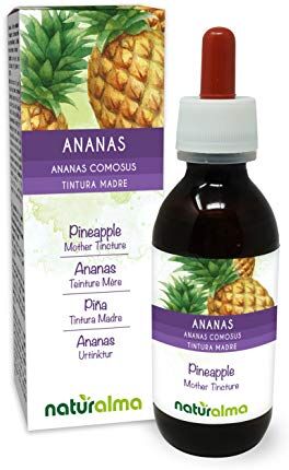 Naturalma Ananas (Ananas comosus o sativus) gambi dei frutti Tintura Madre analcoolica    Estratto liquido gocce 120 ml   Integratore alimentare   Vegano