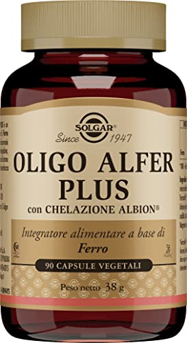 SOLGAR Oligo Alfer Plus, Capsula di Ferro