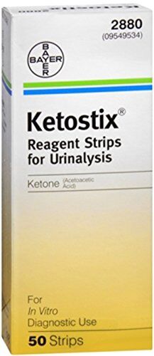 Bayer Ketostix Strisce per reagenti, 50 strisce, confezione da 3