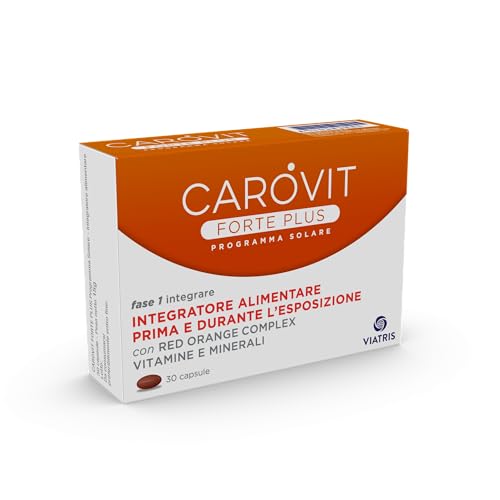 Carovit Forte Plus Integratore Alimentare a Base di Red Orange Complex, 30 Compresse
