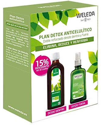 WELEDA Detox cellulite piano 1 succo di betulla + 1 olio di betulla