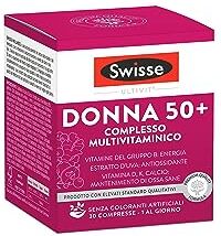 Swisse Multivitaminico Donna 50+, 30 Compresse Integratore multivitaminico per donna con vitamine, minerali ed erbe naturali