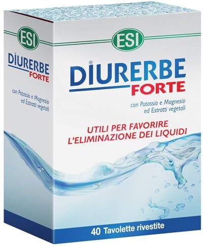 ESI Diurerbe Forte 40 Tavolette X Eliminazione Liquidi Eccesso Magno Potassio