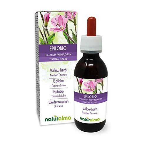 Naturalma Epilobio (Epilobium parviflorum) erba Tintura Madre analcoolica    Estratto liquido gocce 120 ml   Integratore alimentare   Vegano