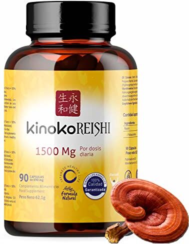 Kinoko life Reishi 1500mg 90 capsule 50% Polisaccaridi Beta-Glucani Bioattivi β-(1,3) β-(1,6)   Ganoderma Lucidum   Sistema immunitario della salute. Kinoko Reishi. No OGM. Senza glutine