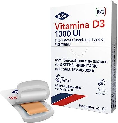 IBSA FilmTec Vitamina D3 IBSA 1000 UI 30 Film Orodispersibili