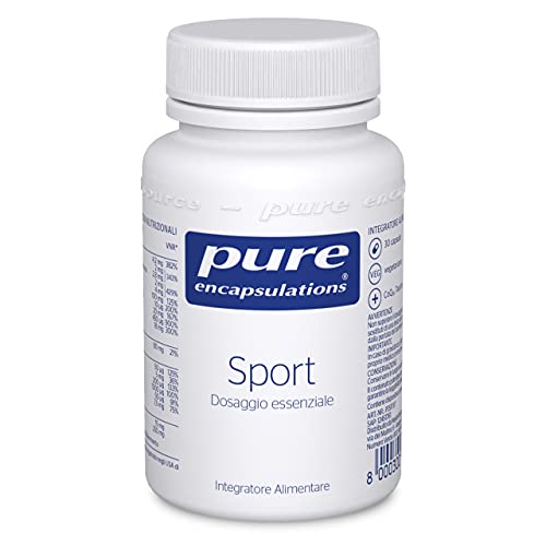 Pure Sport Varietà di Vitamine, Minerali e Oligoelementi Per il Metabolismo Energetico 30 Capsule