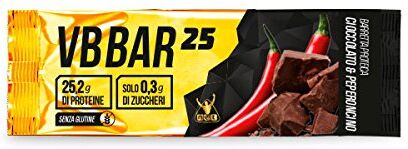 Net Integratori VB Bar 25 Protein Bar NET box 24x50g. gusto Cioccolato Peperoncino