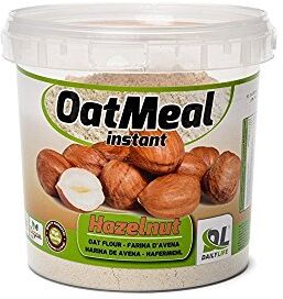 Anderson Farina di avena OatMeal instant 1 Kg cerali con proteine e fibre ottimo vegani e vegetariani (hazelnut)