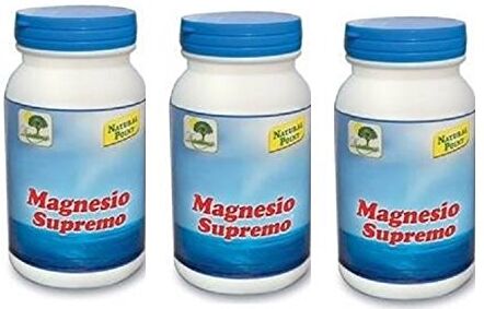 Natural Point MAGNESIO SUPREMO 3 CONFEZIONI DA 150 GR antistress naturale, stanchezza cronica, mal di testa, sistema nervoso [KIT CON SAPONETTA NATURALE QUIZEN IN OMAGGIO]