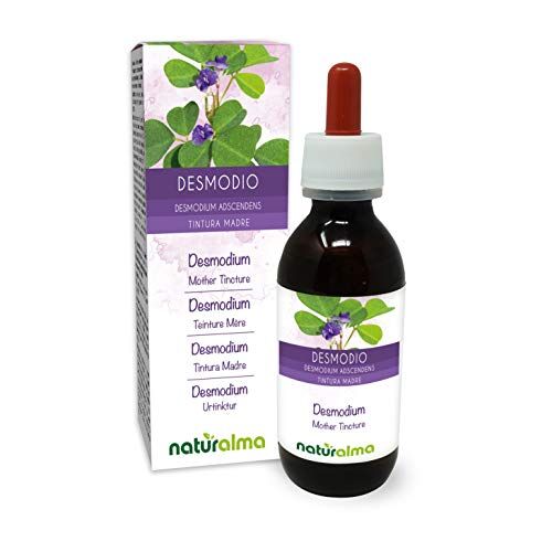 Naturalma Desmodio (Desmodium adscendens) foglie Tintura Madre analcoolica    Estratto liquido gocce 120 ml   Integratore alimentare   Vegano