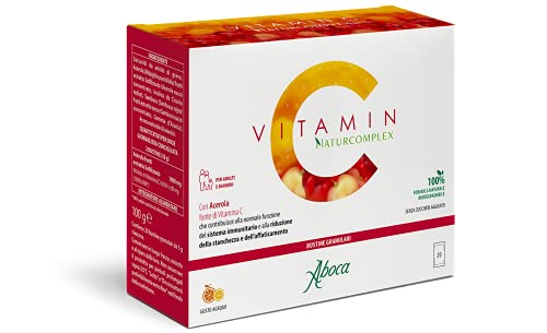 Aboca Vitamin C Naturcomplex con Acerola Fonte, Confezione da 20