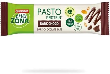 Enervit EnerZona Easy Lunch Pasto Protein sostitutive del pasto ● 25 barrette da 55g gusto Dark Choco