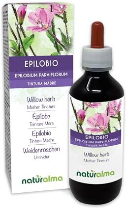 Naturalma Epilobio (Epilobium parviflorum) erba Tintura Madre analcoolica    Estratto liquido gocce 200 ml   Integratore alimentare   Vegano