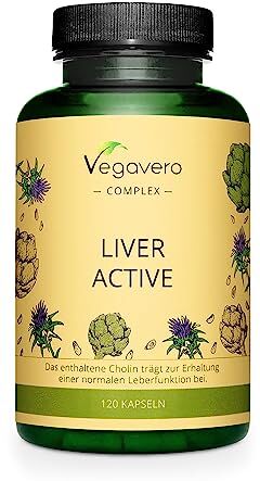 Vegavero Detox FEGATO ®   Cardo Mariano, Carciofo, Tarassaco, Cicoria e Colina   Depura Fegato + Disintossicante   Con Silimarina e Cinarina   120 capsule   Vegan