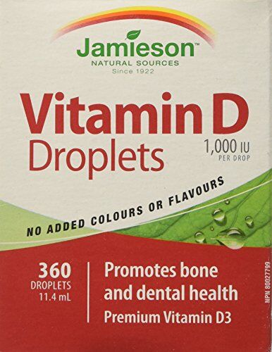 Jamieson Vitamin D Droplets 1,000IU 11.4ml Liquid