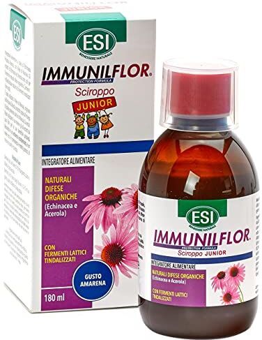 ESI Immunilflor Sciroppo Junior, Verde, 180 ml, Confezione da 1