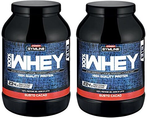 Enervit Gymline Muscle 100% Whey Protein Concentrate Cacao 2 X 900 gr