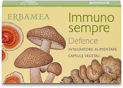 Erbamea IMMUNO SEMPRE DEFENCE 24 capsule Reishi, Maitake, Shiitake