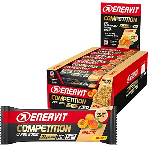 Enervit Power Sport Competition Confezione da 25 Barrette Gusto Albicocca (albicocca)