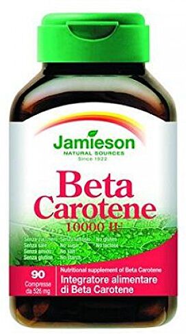 Jamieson Beta Carotene 90 Compresse, 50 Grammi