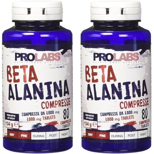 ProLabs Beta Alanina Barattolo da 80 cpr (Confezione da 2)