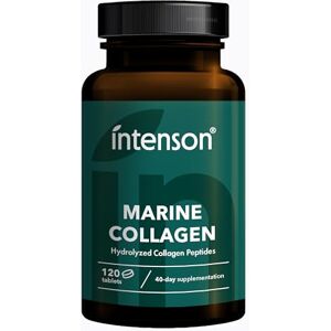 Intenson Marine Collagen, 120 Compresse, Peptidi di Collagene Idrolizzato, Pelle, Capelli e Unghie, Fornitura da 40 Giorni Intenson Marine Collagen, 120 Compresse, Peptidi di Collagene Idrolizzato, Pelle, Capelli e Unghie, Fornitura da 40 Giorni