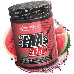 IronMaxx 100% EAAs Zero - Melone 500 g Polvere di aminoacidi vegana e senza zucchero IronMaxx 100% EAAs Zero - Melone 500 g Polvere di aminoacidi vegana e senza zucchero