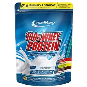 IronMaxx - 100% Whey Protein - Fragola - 500 g - Protein powder IronMaxx - 100% Whey Protein - Fragola - 500 g - Protein powder
