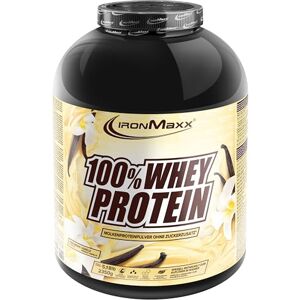 IronMaxx 100% Proteine di siero di latte in polvere vaniglia francese barattolo da 2,35kg , proteine del siero di latte ridotti di zucchero, solubili in acqua, molti gusti differenti IronMaxx 100% Proteine di siero di latte in polvere vaniglia francese barattolo da 2,35kg , proteine del siero di latte ridotti di zucchero, solubili in acqua, molti gusti differenti